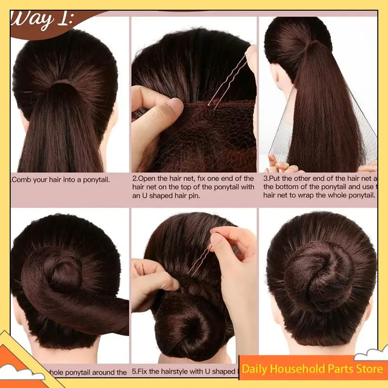 【تخفيضات كبيرة】50 قطعة من شبكات الشعر الشبكية و100 قطعة على شكل حرف U، شبكات شعر لعمال خدمة الطعام، شبكات شعر للنساء والرجال