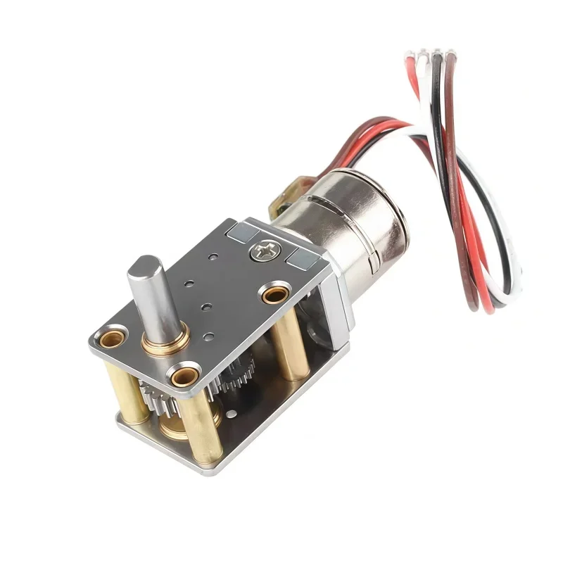 Steel plate type permanent magnet brushless stepping gear reduction motor with pure copper coil GW12T-10BY