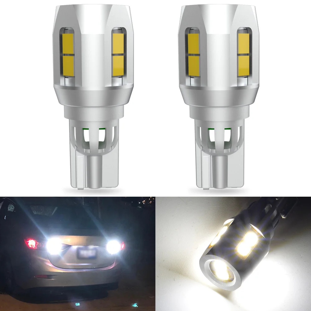 

2Pcs 6500K T15 LED Canbus Back Lamp White 2835 SMD LED W16W 912 921 Light Bulb Car Reverse Lights For VW Jetta Golf Mazda 3 CX5