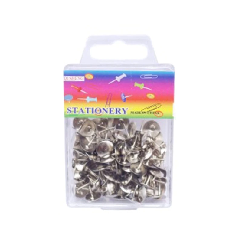 100Pieces Colors Creative Metal Pins Push Pins Decorative Thumbtacks for Wall Maps,Photos,Bulletin Board or Cork Dropship