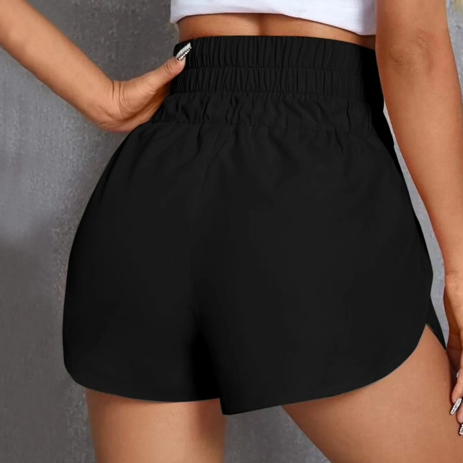 Women's Shorts High Waist Casual Cycling Quick Dry Summer Harajuku Fashion Sports Sweatpants Beach Loose Oversize Clothing