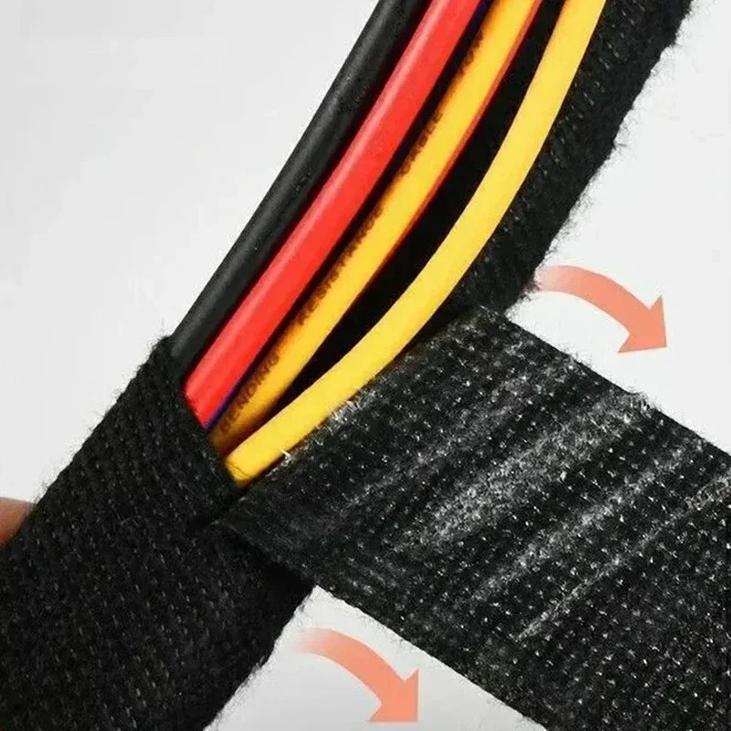 Black Electrical Tapes Insulation Electrical Tapes Heat Waterproof Resistance TapInsulation Automotive Fabric Cloth Wrap Tapes