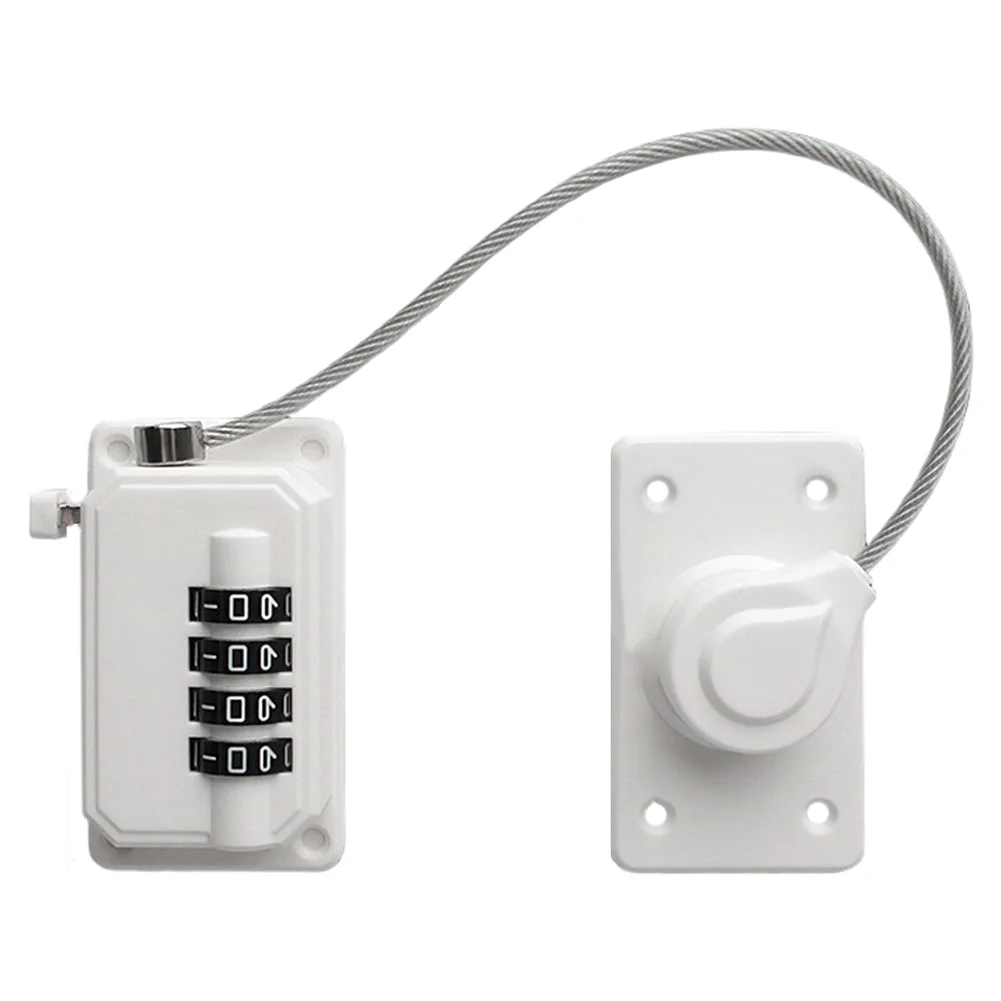 파일 캐비닛 안전 및 냉장고 보안을 위한 4자리 조합 비밀번호 잠금 장치가 있는 창문 고정 제한 장치 잠금