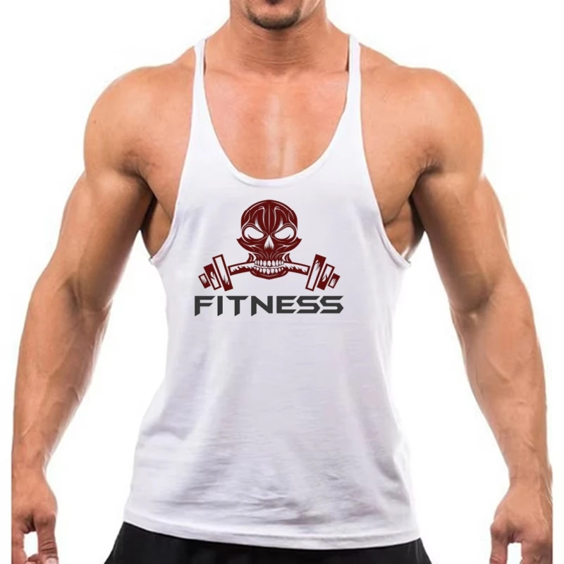 Men's Fitness Stringer Tank, Gym Bodybuilding Slim Strap, Sweat-Wicking Fabric for Workouts on Weekends & Holidays