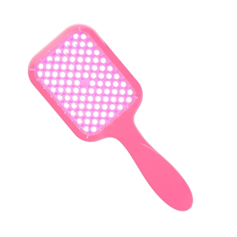 مشط الشعر لفك تشابك الشعر، فرشاة تدليك الشعر، مشط الشعر المجوف