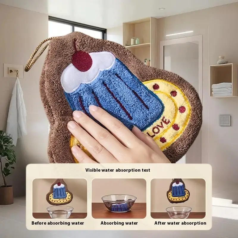 المطبخ منشفة اليد الحمام ماصة منشفة اليد الجدار شنقا القماش سميكة منديل للمطبخ منشفة اليد تنظيف الملابس