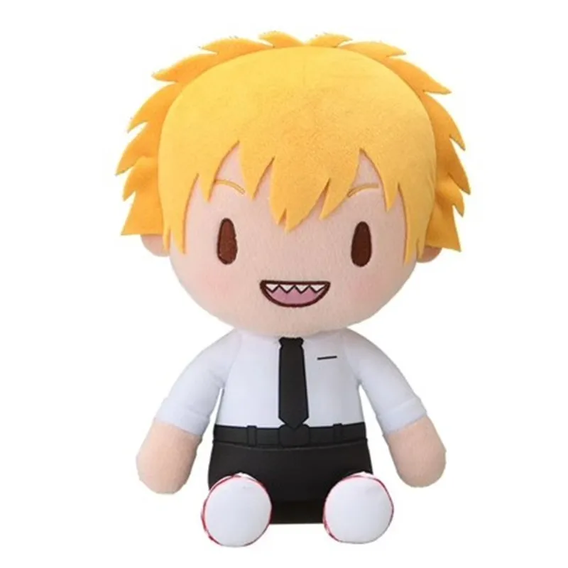 Cute Anime Denji Makima Plush For Boys Girls Kids Stuffed Toys Children Gifts 25CM