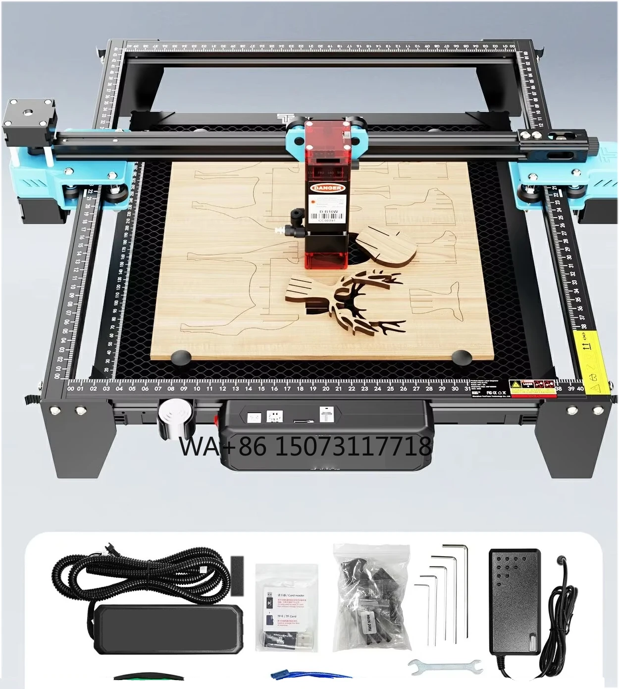 

3D CO2 CNC Laser Cutter Engraving Machine | Portable Laser for Wood, Acrylic, Metal | Supports Multiple File Formats
