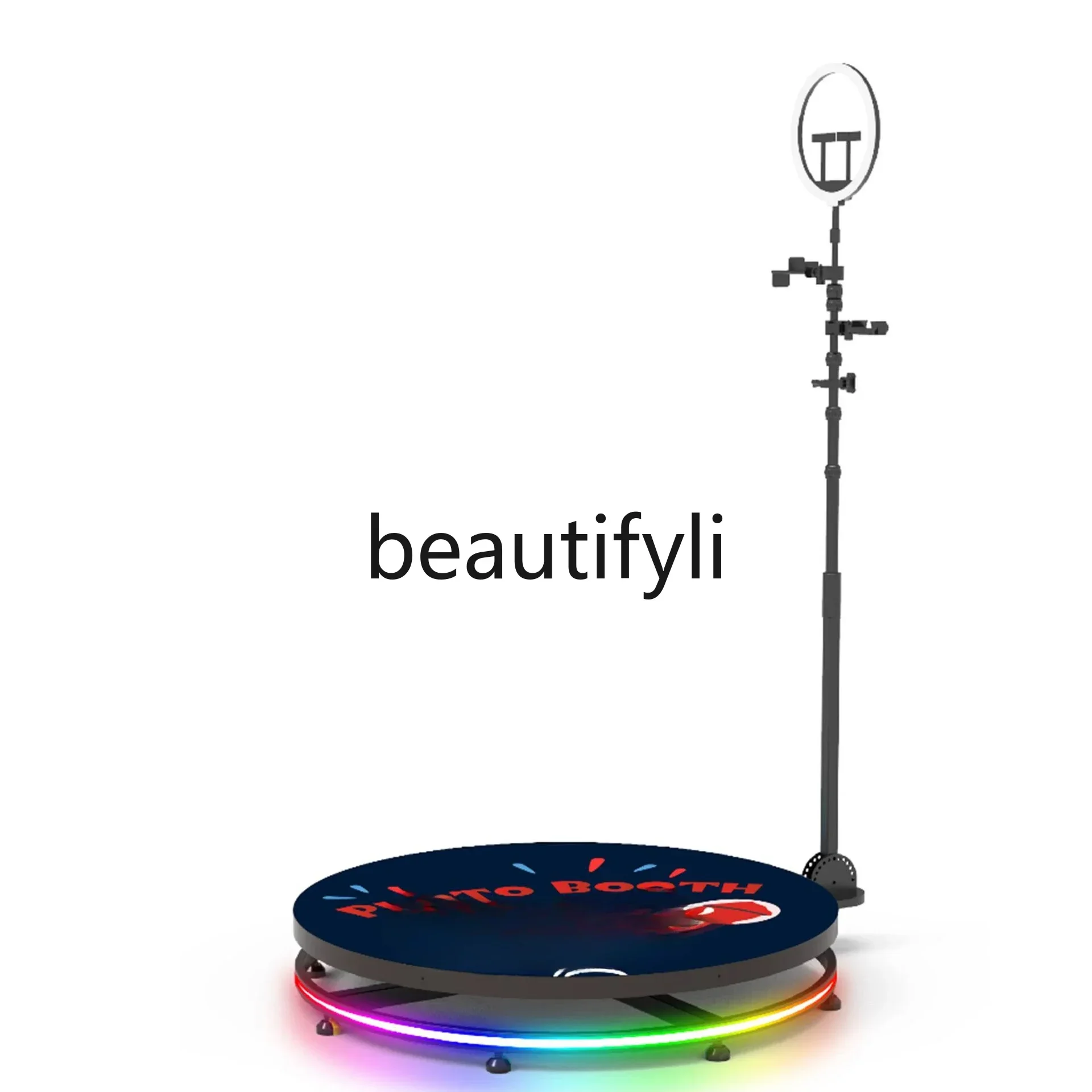 

Z189 Rotating selfie table live broadcast ring auction table 360 degree surround shooting new products