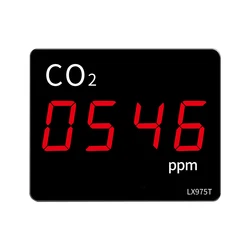 CO2 Carbon Dioxide Detector Sensor CO2 Monitor with Alarm NDIR Infrared Air Quality Meter Sensor Tester for Home Greenhouse