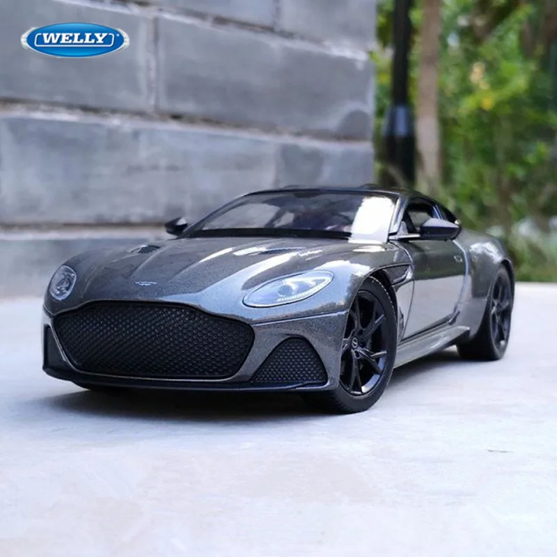 Welly 1:24 Aston Martin DBS Superleggera Alloy Sports Car Model Diecast Racing Car Model Simulation Collection Toy Gift