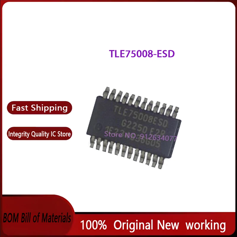 

10PCS/LOT TLE75008-ESD TLE75008 TSSOP-24 TLE75008ESD New Original In Stock