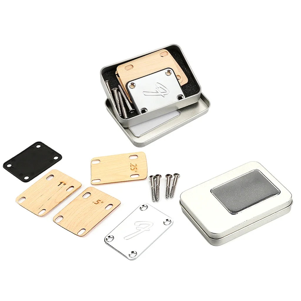 

Набор накладок на шею гитары и накладки на шею гитары в комплекте с ящиком для хранения запасных частей для электрогитары