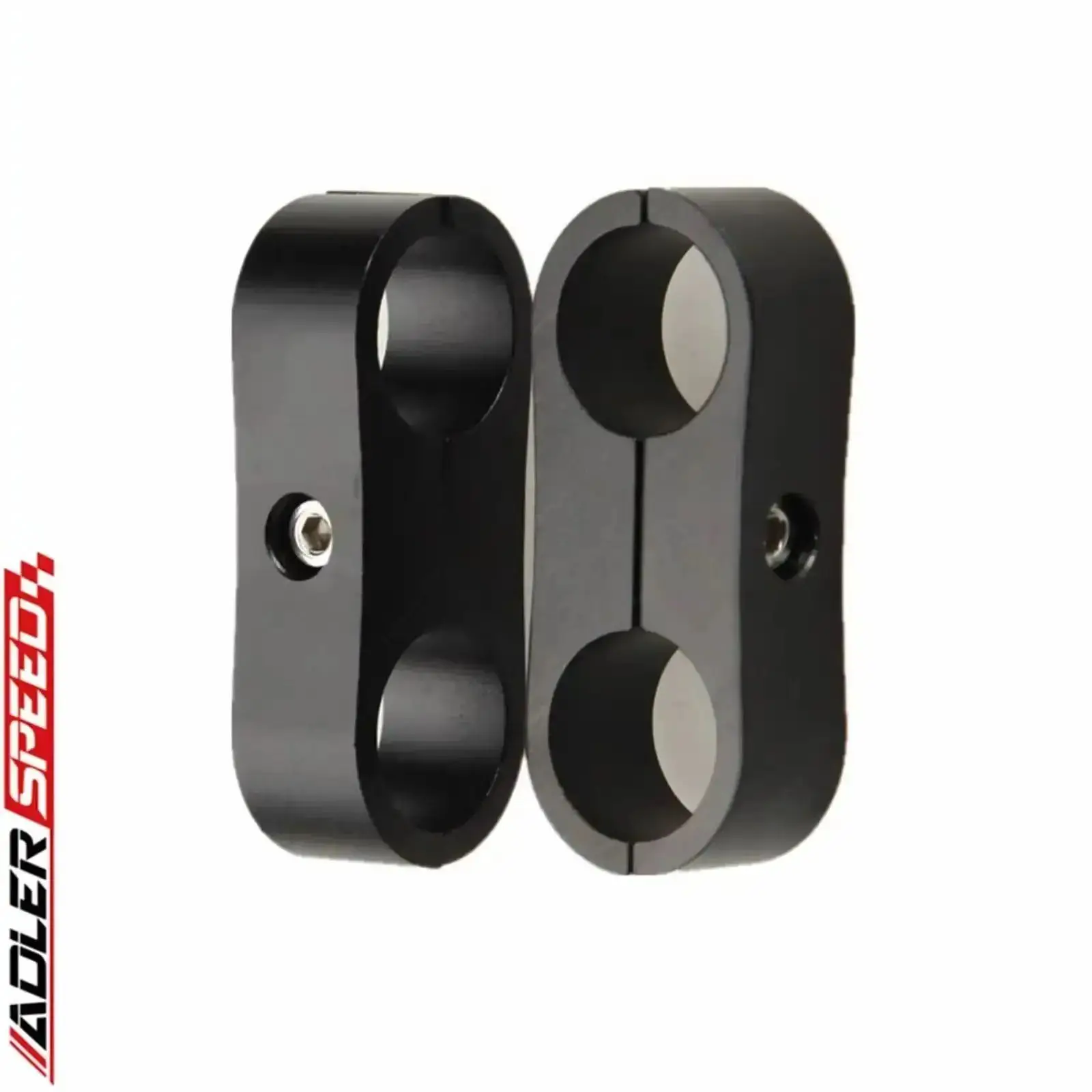 2Pcs Hose Separator Clamp 3AN 4AN 6AN 8AN 10AN 12AN 14AN Oil Fuel Hose Line 6AN Separator Clamp Adapter For Oil Fuel Line