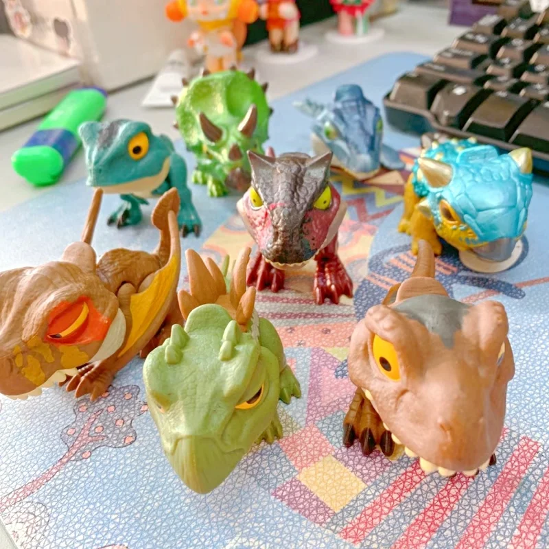 

Original Mattel Jurassic World Snap Squad Dinosaurs Indominus Rex Baryonyx Mosasauru Bumy Ankylosaurus Children Toys Boys Gift