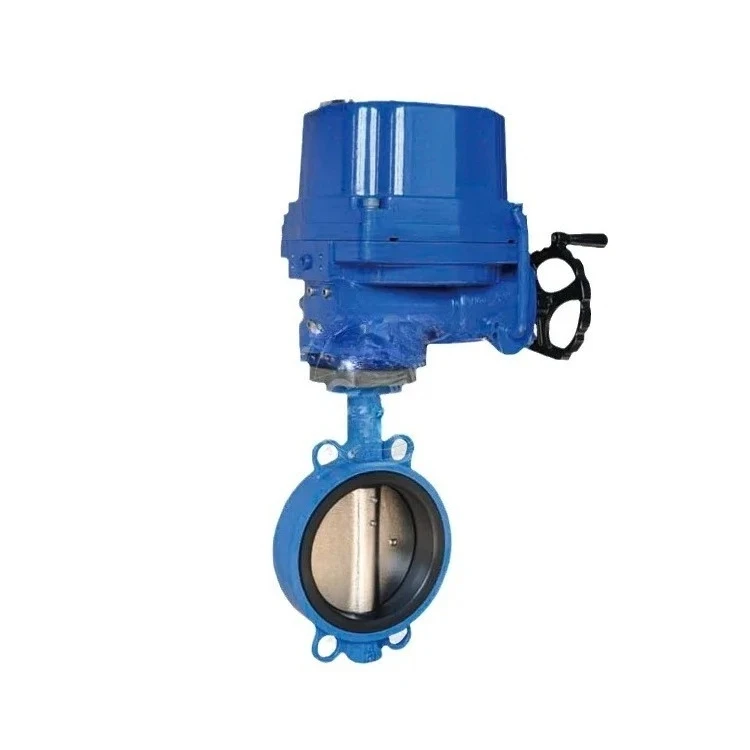 Electric butterfly valve soft seal  center line nitrate-free butterfly valve 4 ears butterfly plate A variety