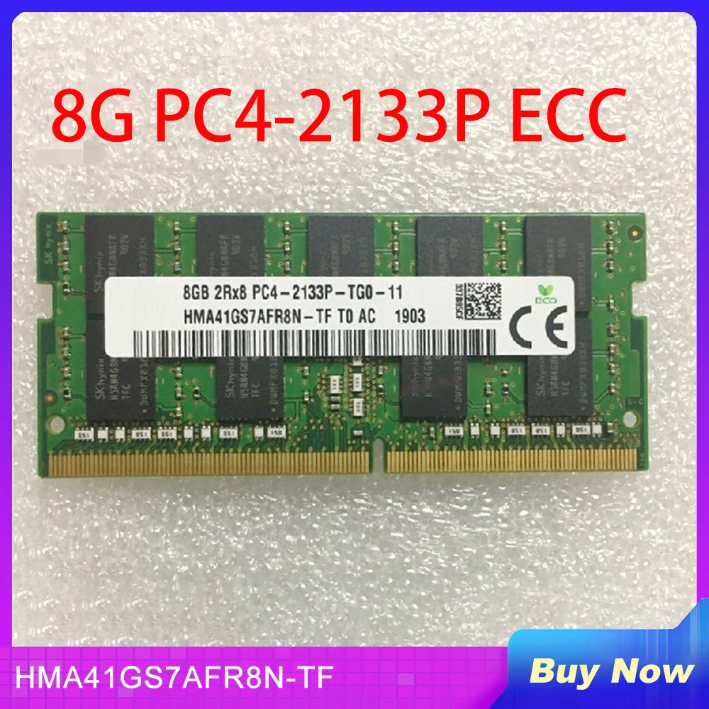 

1 PCS 8G PC4-2133P ECC For SKhynix Memory HMA41GS7AFR8N-TF