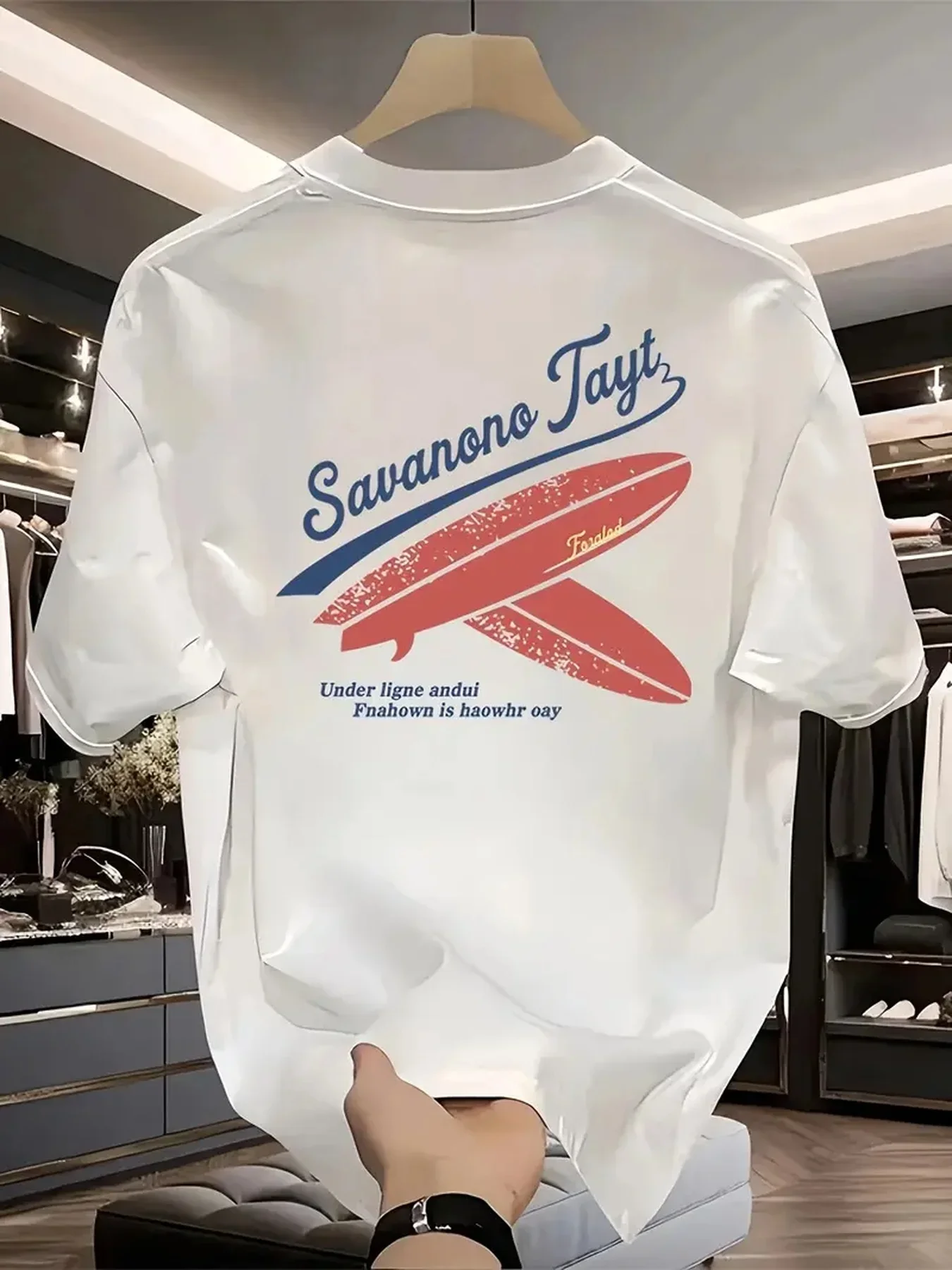 Men's Summer Surf T-Shirt Retro 