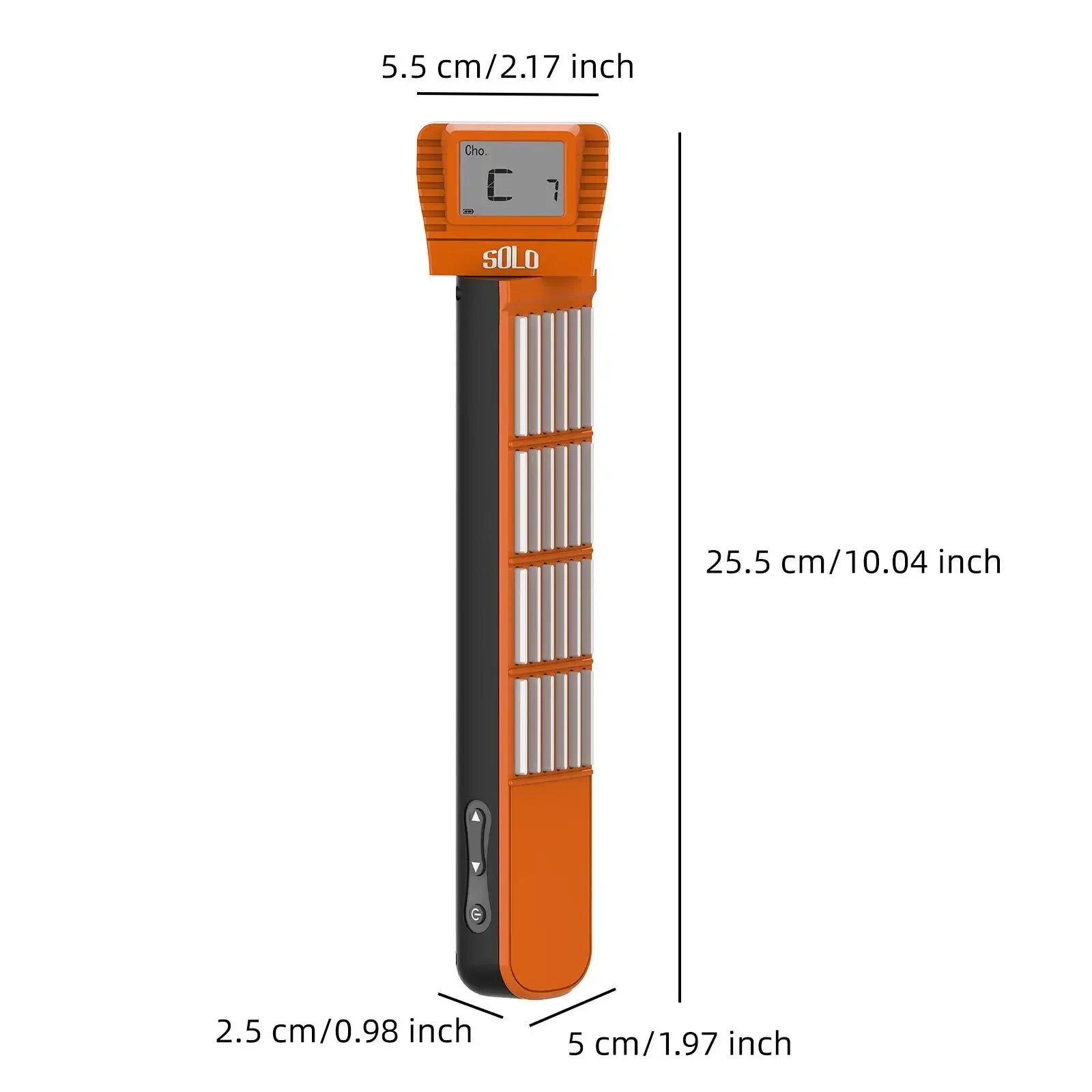 مدرب وتر الجيتار المحمول - أداة ممارسة LED قابلة لإعادة الشحن للسفر، تناسب الحقيبة، بطارية 8 ساعات