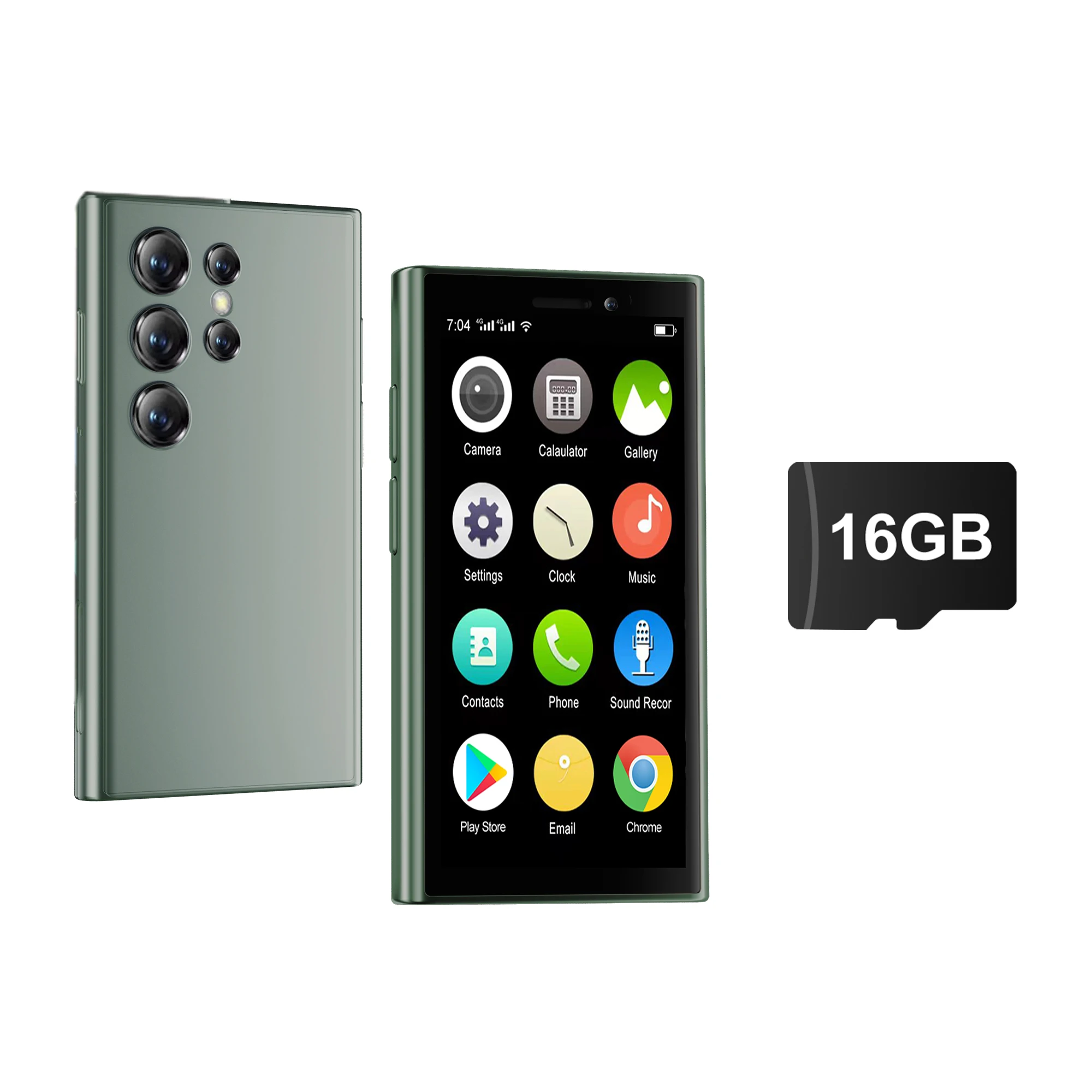 SERVO S26 Android Mini Smartphone 3G WCDMA 2G RAM 16GB ROM Speelwinkel WhatsAPP WiFi Hotspot 3.0 "Dual SIM Kleine slimme mobiele telefoons - afbeelding 1