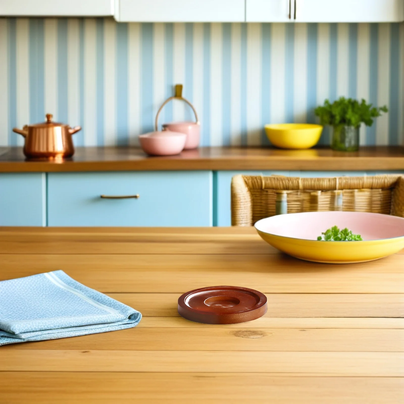 

3pcs Rotating Cup Coasters Wooden Round Drink Protectors For Coffee Tea Whiskey Glasses Tabletop Protection Home Decor