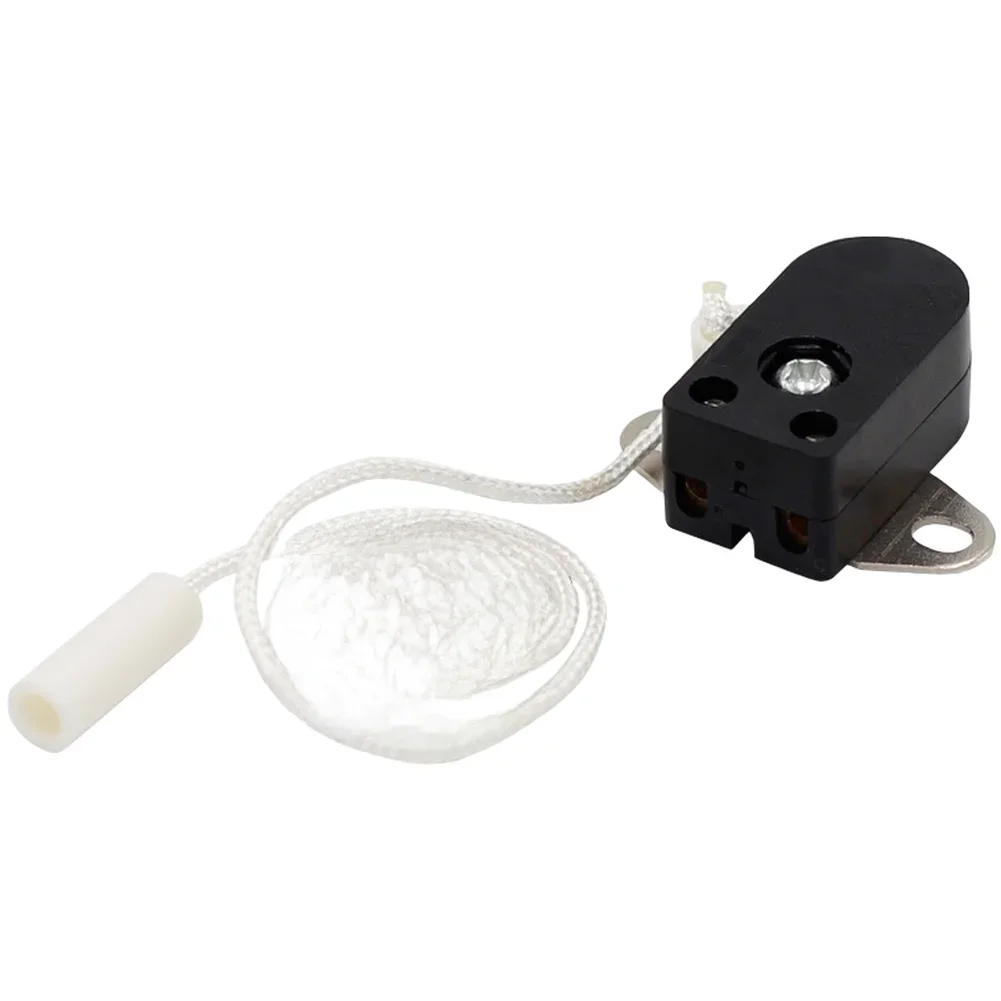Black Pull Cord Switch Customizable Pull Switch Options 2A 250V Switch Pull Switch Design Compatible With Lamps