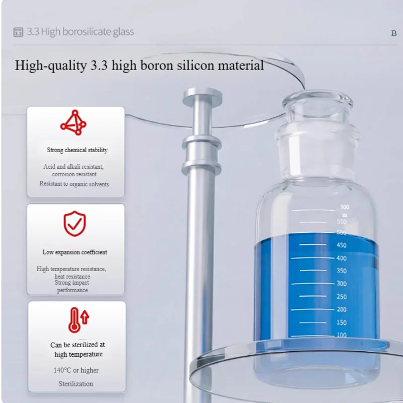 High borosilicate thickening jar oil bottle oil bottle white brown oil bottle 500 ml 600 ml 700 ml