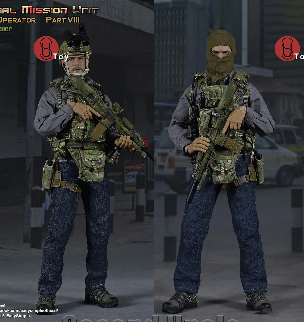 

Easy&Simple ES 26032 1/6 SMU Tier-1 Part VIII Lone Rescuer Male Soldier Military Action Figure Full Set Collectible Model Toys