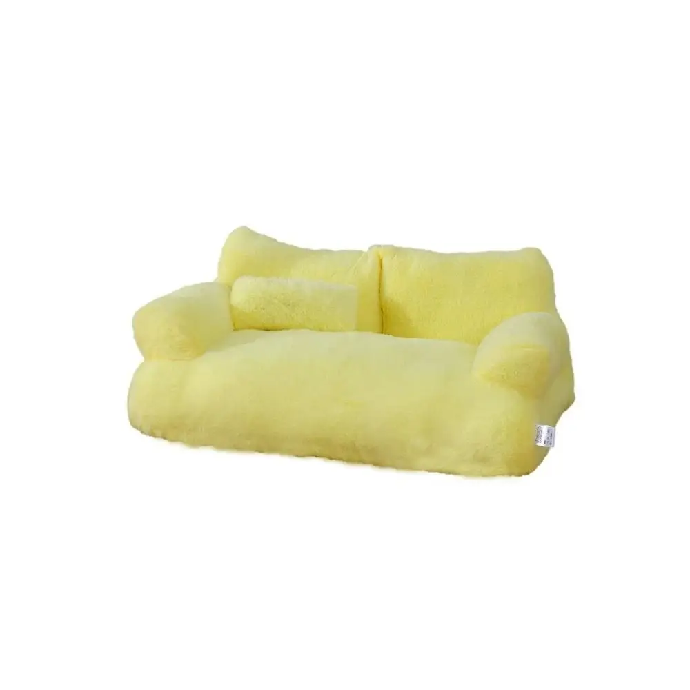 

Puppy Bed Soft Cat Bed Sofa Comfortable Washable Winter Warm Cat Nest Detachable Warm Kitten Puppy Sleeping House Autumn