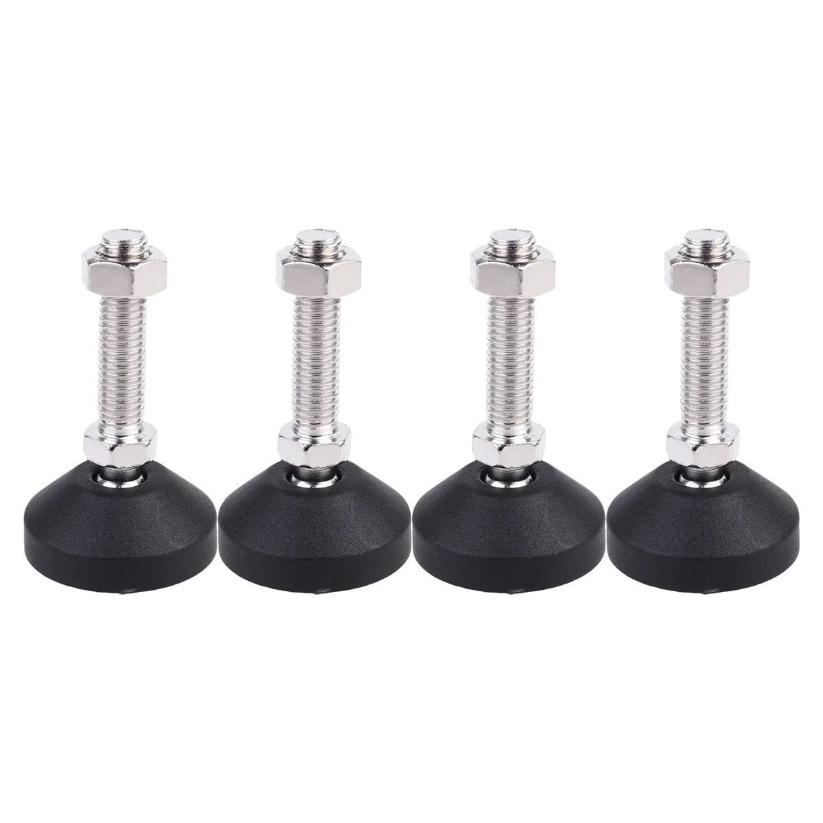 

4pcs Anti-Slip Foot Pads Adjustable Furniture Legs Shockproof Mechanical Supports D50Xm12X50 Metal Bearing Cups For Wet