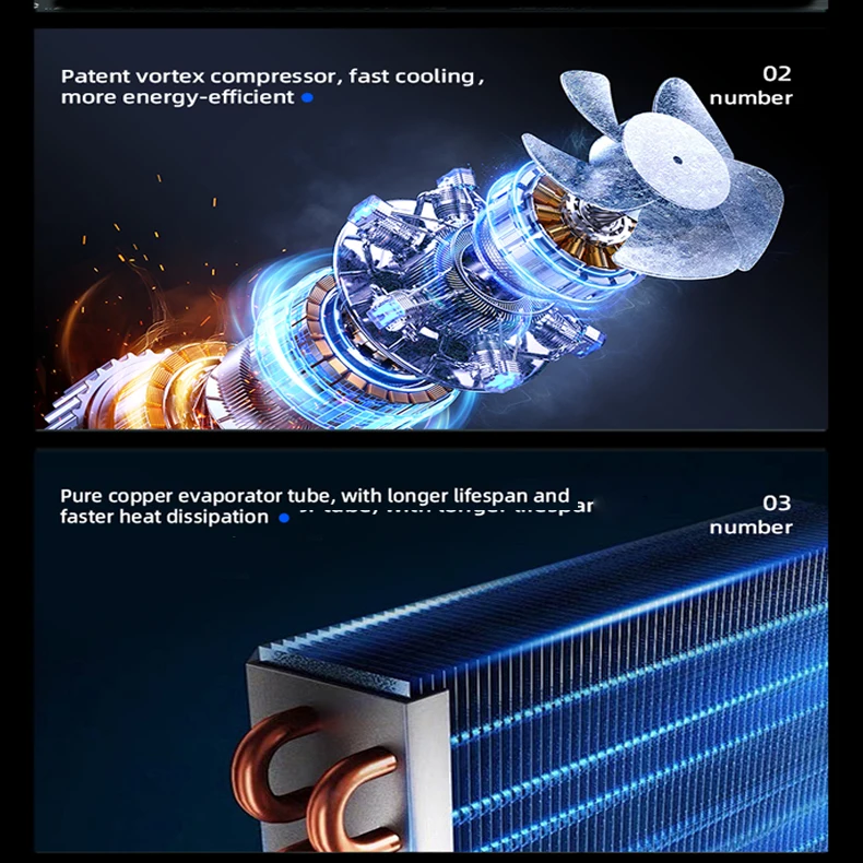 مكيف هواء كهربائي عالي الجودة على السطح 12 فولت لشاحنة المنزل المتنقل بمقصورة الحافلة RV Caravan #6