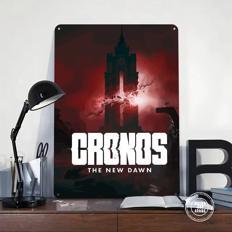 Cronos: The New Dawn Game Tinplate Poster Customized Wall Art Vintage Metal Signs Retro Tin Plaque for Office Decoration Gaming