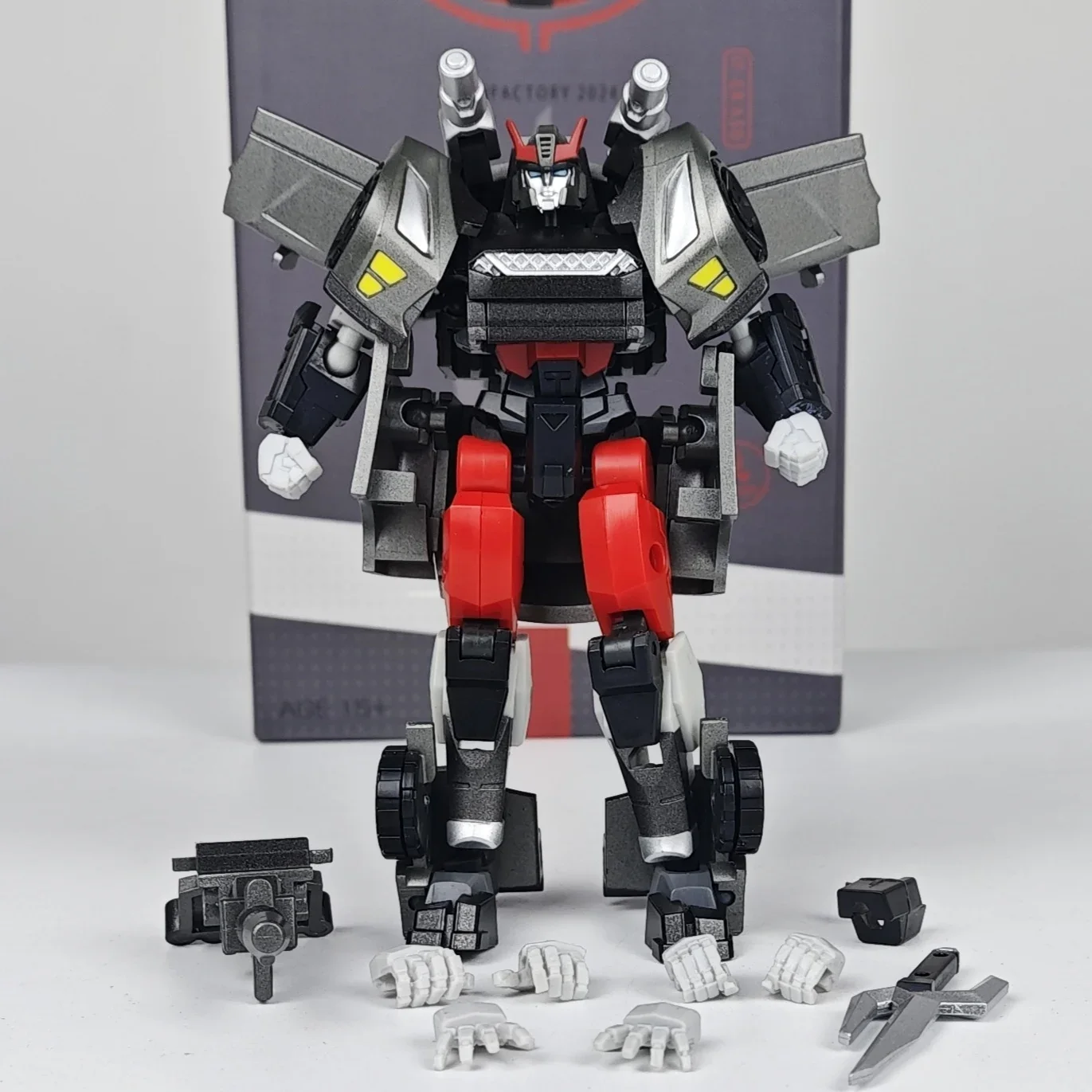 Transformation Iron Factory Samurai Series IF EX-63G EX63G Ginran 10 cm kleine Actionfigur zum Sammeln von Gitts