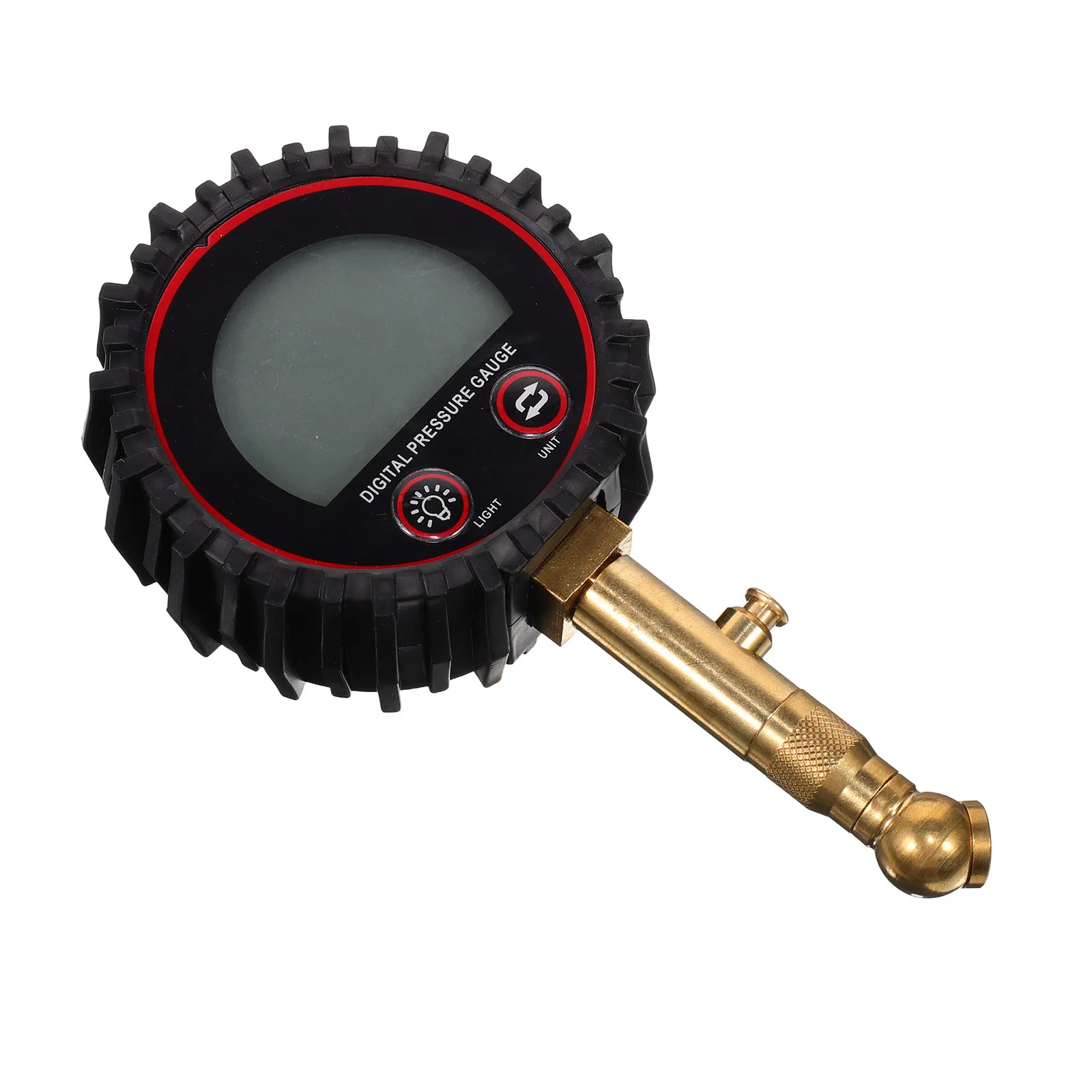Portable Digital Car Tire Gauge For Motorcycle Tire Pressure Check Truck Drivers High Precision LCD Display Air