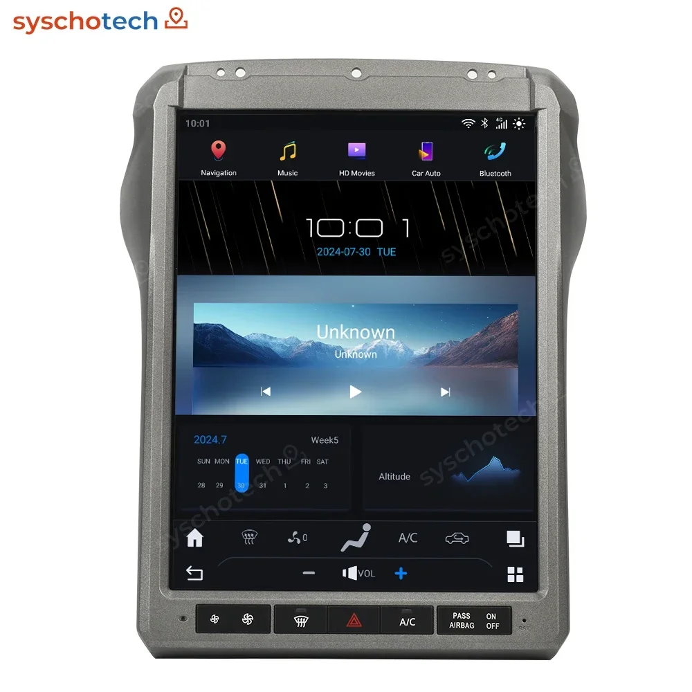 Syschotech T-Style Car Stereo Android 13.0 Head Unit Car DVD Player Car Radio For Ford F250 F350 2010-2016