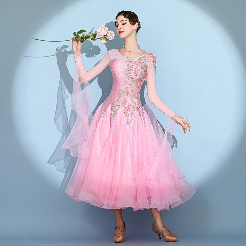 ODBD1300 Venda quente de alta qualidade Desgaste de desempenho feminino vestido de competição de salão