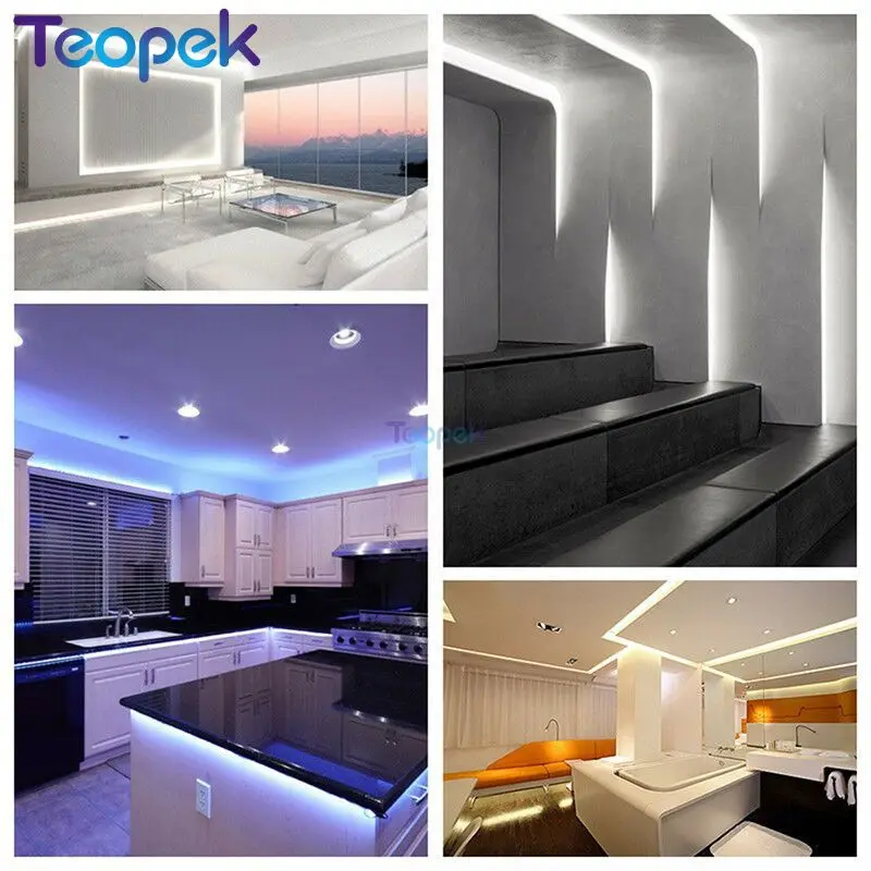 Double Row 2835 CCT LED Strip Light 240LED/m 336 LED/m 5m Dual WhiteColor Temperature Adjustable Flexible LED Tape Lamp DC12/24V