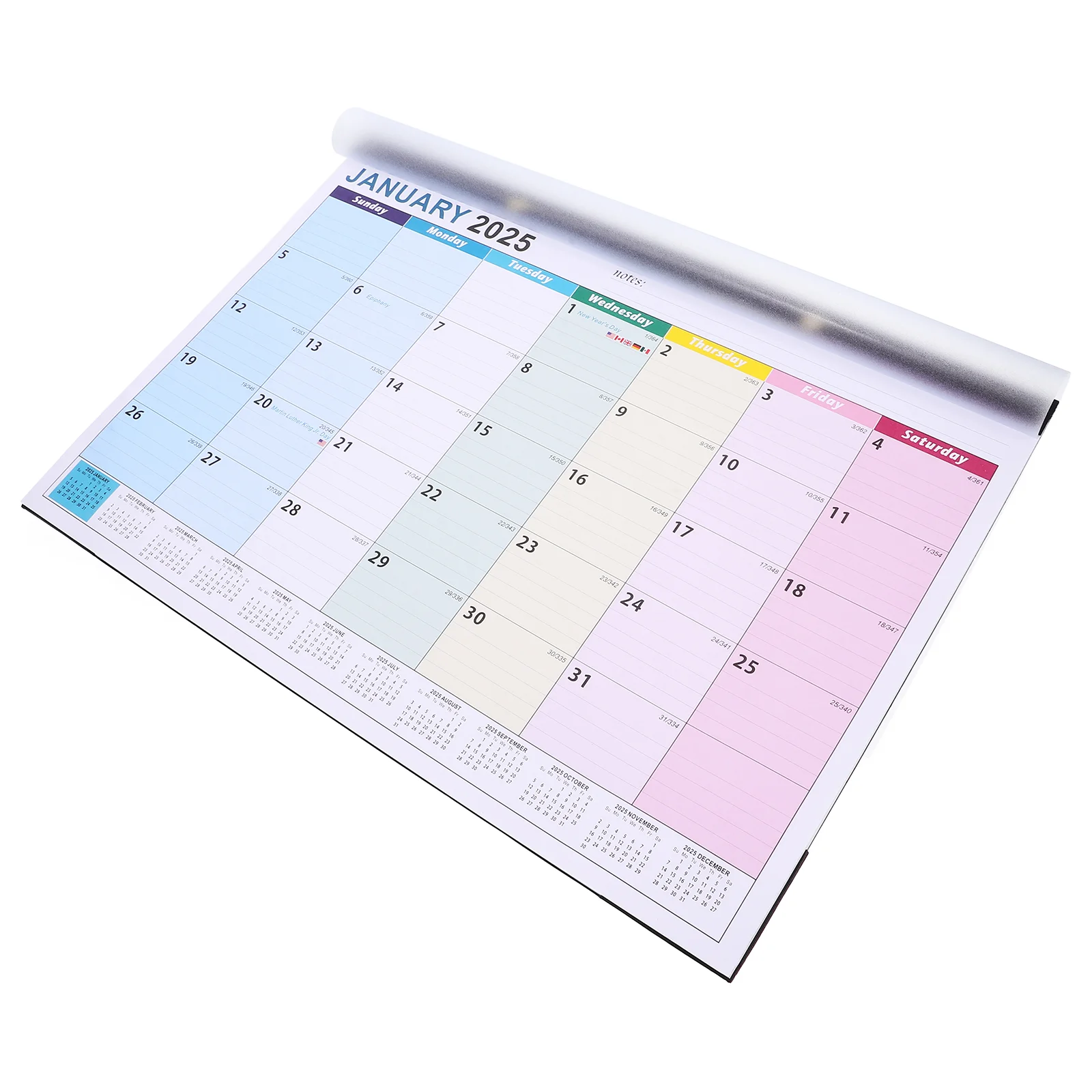 

Calendar Wall Hanging 2025-2026 Paper Household Noting Monthly Daily Office Work