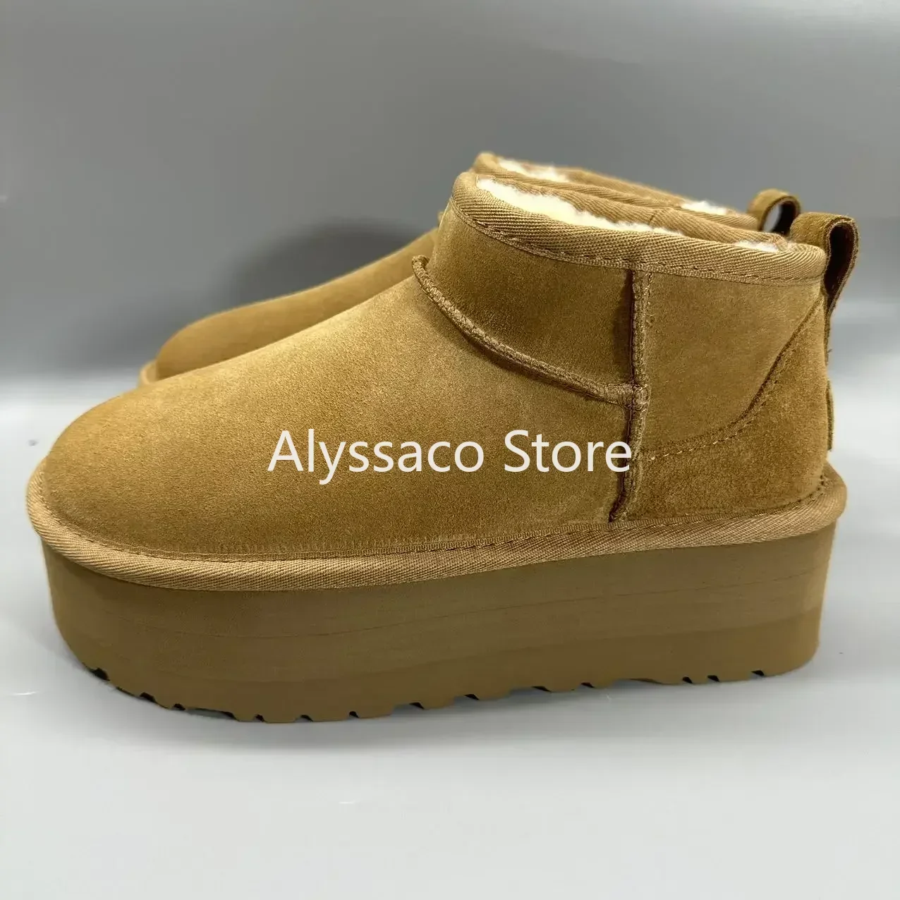 2023 New Fashion Flat Women's Short Boots Retro Thick Warm Snow Boots Winter Outdoor Leisure Daily Women's Platform Naked Boots