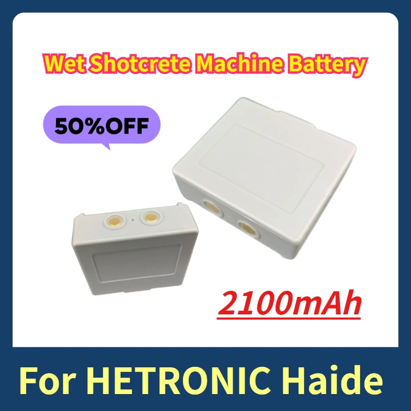 

Аккумулятор 2100 мАч для влажной распылительной бетононасосной установки HETRONIC Haide с дистанционным управлением