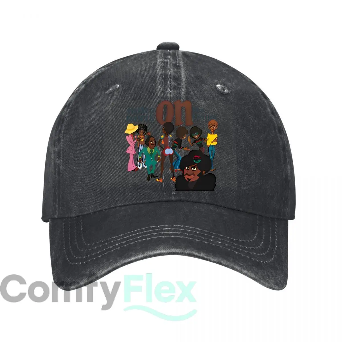 Miles Davis ‘On The Corner’ Bold Album Art Graphic Design Baseball Cap Men Women Distressed Washed Sun Cap Outdoor Workouts Hat
