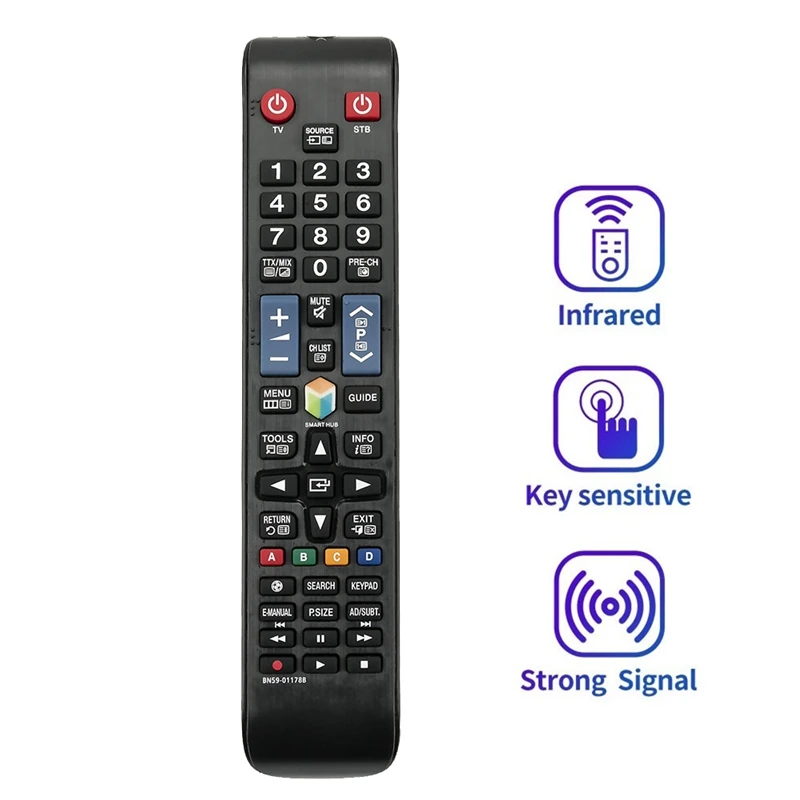 Replace Remote BN59-01178B For Samsung Smart TV UE40H6200AW/XXC UE40H6200AW UE55HU7105 UE48H5500AWXXN