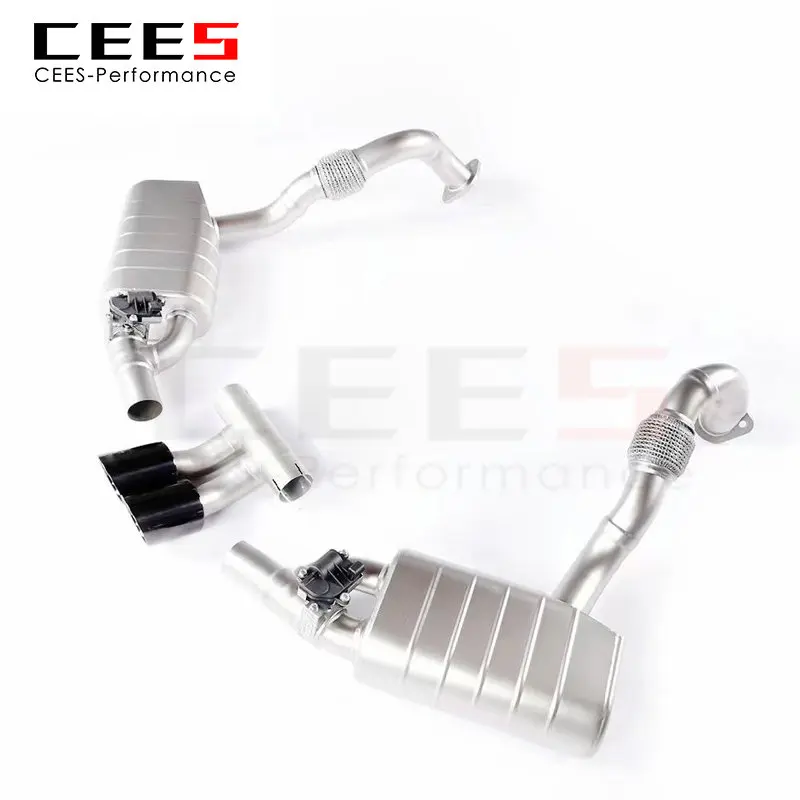 CEES Catback Exhaust for PORSCHE BOXSTER (981) 2.7 3.4 2012- Muffler Tuning Exhaust Pipe High Performance Stainless Steel Pipe