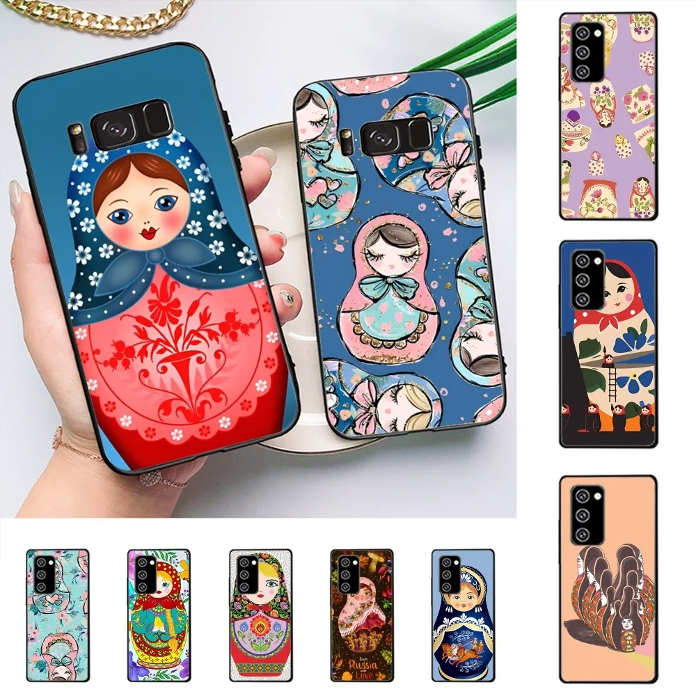 Russian Dolls Matryoshka Cute Phone Case For Samsung Note 8 9 10 20 Pro Plus Lite M 10 11 20 30 21 31 51 A 21 22 42 02 03