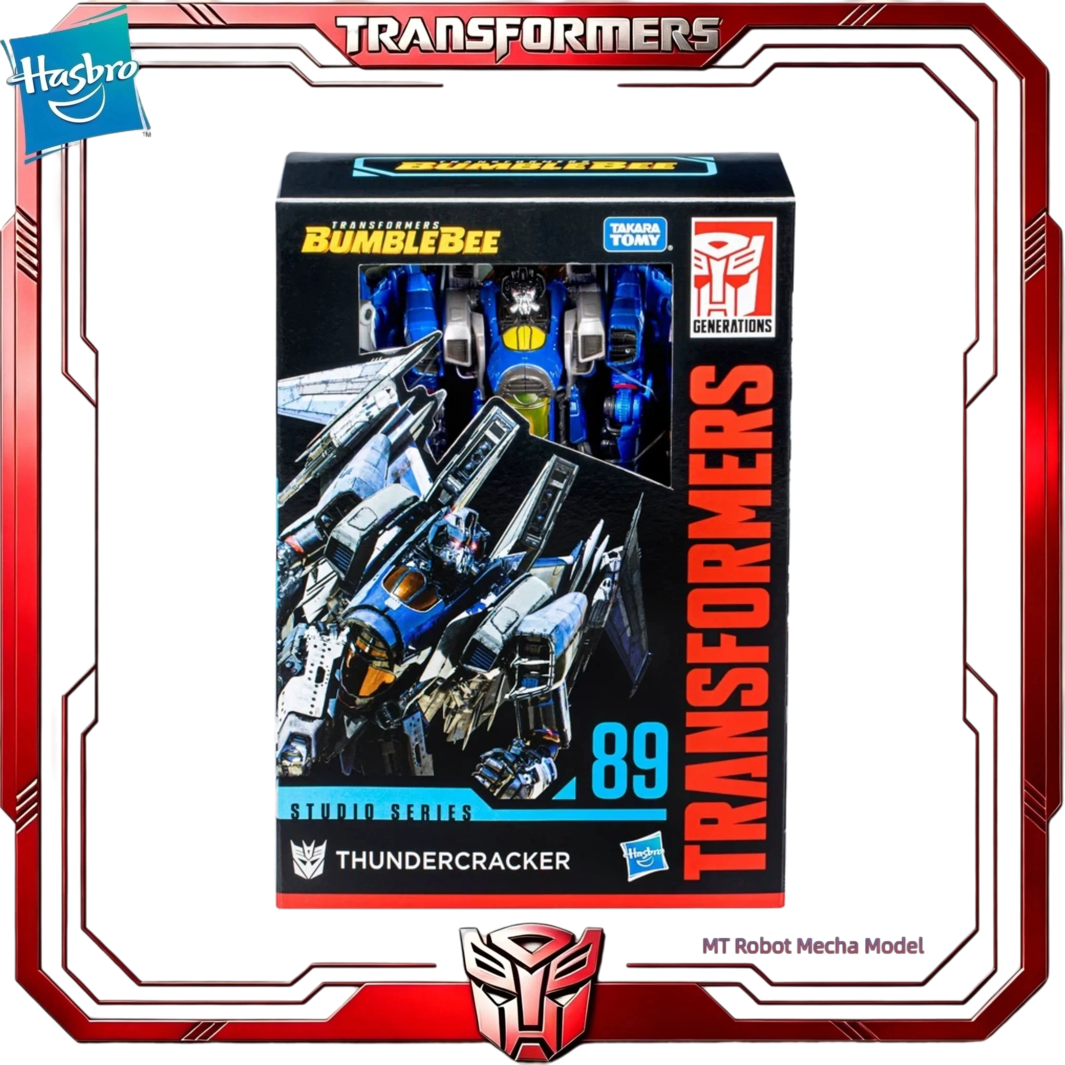 Op voorraad Officiële Hasbro Transformers Studio Series 89 Thundercracker Bumblebee Movie Deluxe verzamelfiguur cadeau