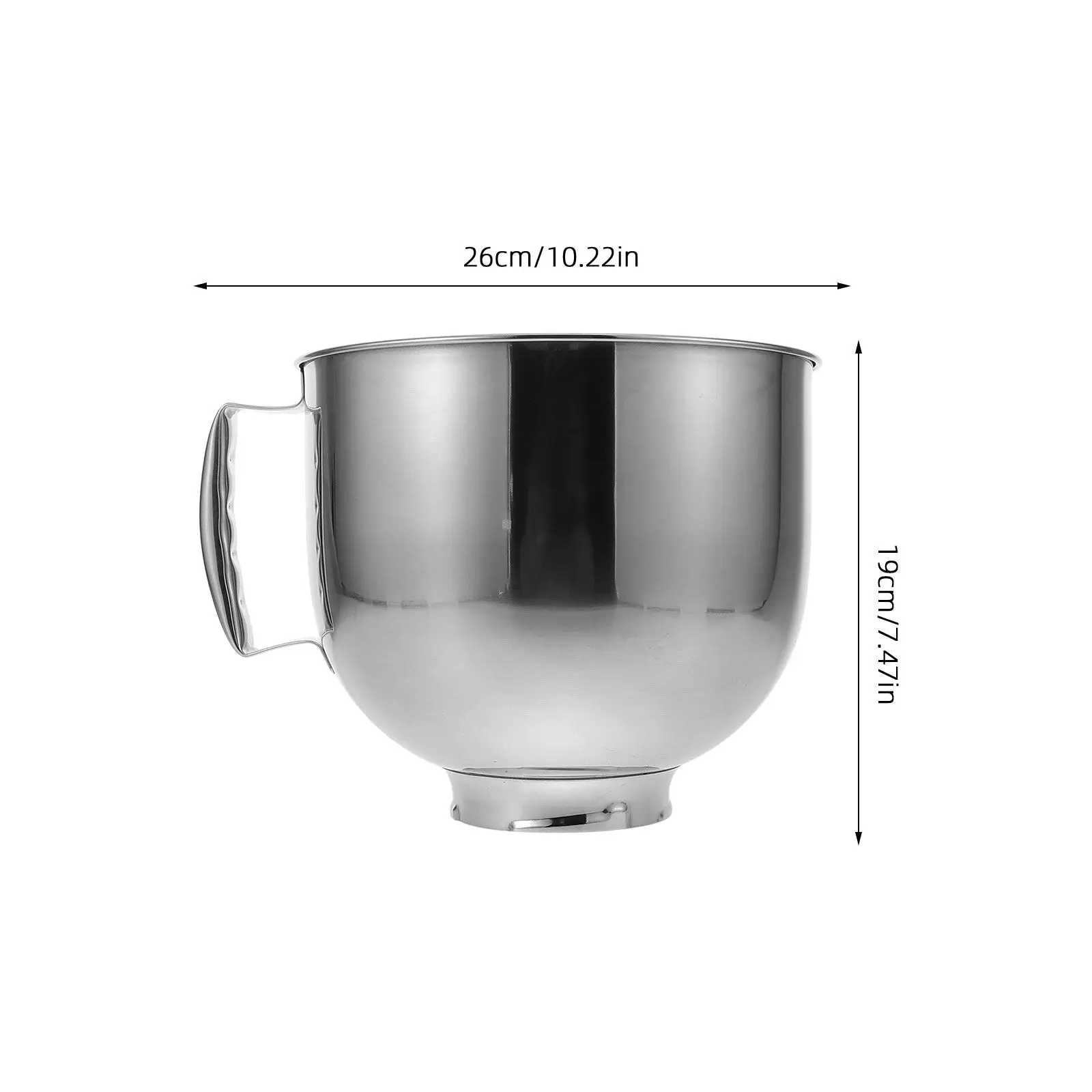 Stainless Steel Large Deepened Kitchen Mixing Bowl for Stand Mixer Egg Dough Batter Prep Baking Bowl Egg Mix Mixing Bowls
