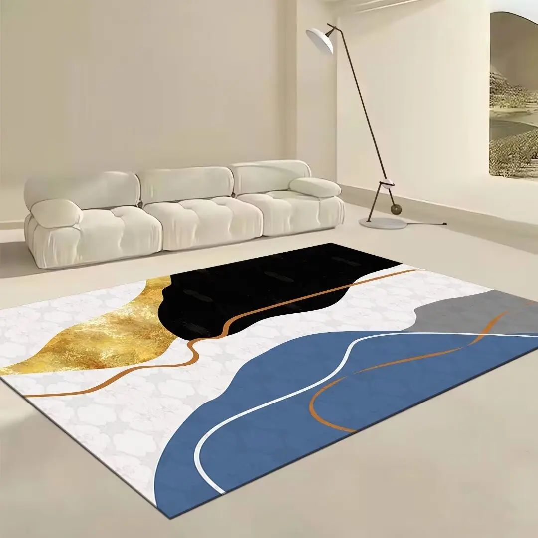 Modern Abstract Carpet Living Room Light Luxury Room Decoration Home Mats Antiskid Easy Cleaning Bedroom Lounge Large Area Rugs