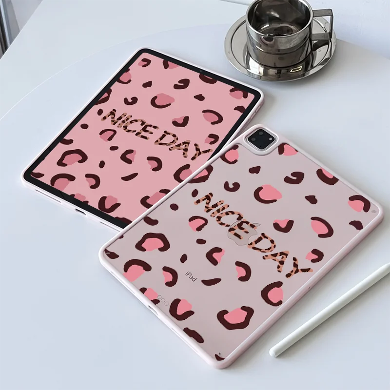 Back Cover For iPad Air 5 4 3 2024 Air6 Pro 11 in 10th Gen Pro 10.5 10.2 9th 8th 7th Shockproof Tablet Acrylic Case Leopard