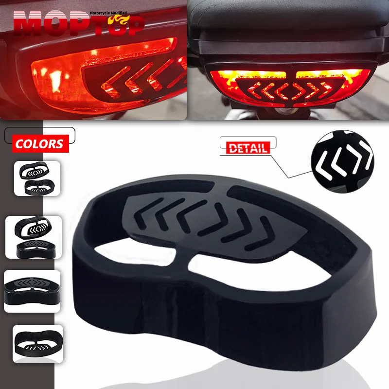 

2023 Motorcycle Rear Tail Lamp Shell Signal Flashing Light Protective Cover For Honda CB650R CBR650R CB300R CB150R CB250R 18-23