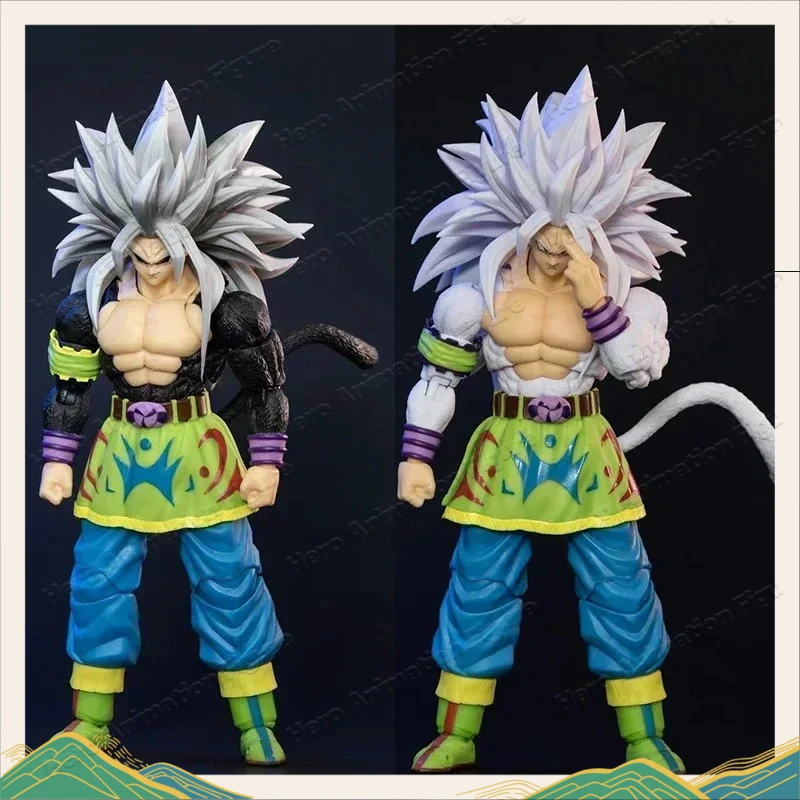 En stock: Figuras de acción de anime SH Figuarts Beast Deities Kong Studio Anhur 027 028 029 SHF Pink SSJ5 Goku 3.0 de PVC, regalo.